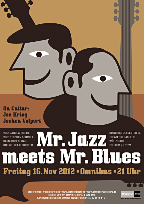 Plakat Mr. Jazz meets Mr. Blues Omnibus